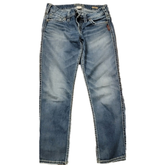 FRANCES Silver Capri Size 27 - Picture 1 of 7